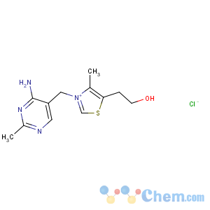 CAS No:59-43-8 2-[3-[(4-amino-2-methylpyrimidin-5-yl)methyl]-4-methyl-1,<br />3-thiazol-3-ium-5-yl]ethanol