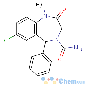 CAS No:59009-93-7 7-chloro-1-methyl-2-oxo-5-phenyl-3,5-dihydro-1,<br />4-benzodiazepine-4-carboxamide