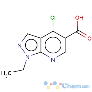 CAS No:59060-16-1 4-chloro-1-ethyl-1h-pyrazolo[3,4-b]pyridine-5-carboxylic acid