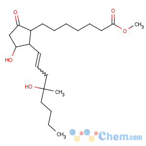 CAS No:59122-46-2 Prost-13-en-1-oic acid,11,16-dihydroxy-16-methyl-9-oxo-, methyl ester, (11a,13E)-(?à)-