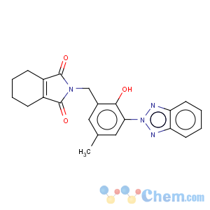 CAS No:59129-18-9 1H-Isoindole-1,3(2H)-dione,2-[[3-(2H-benzotriazol-2-yl)-2-hydroxy-5-methylphenyl]methyl]-4,5,6,7-tetrahydro-