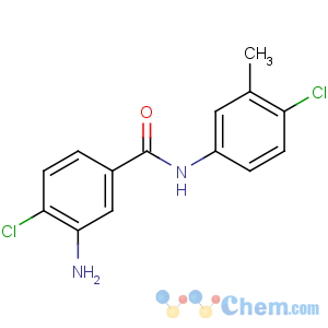 CAS No:59158-04-2 3-amino-4-chloro-N-(4-chloro-3-methylphenyl)benzamide