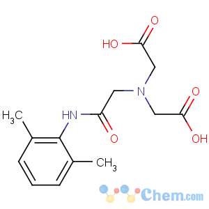 CAS No:59160-29-1 2-[carboxymethyl-[2-(2,6-dimethylanilino)-2-oxoethyl]amino]acetic acid