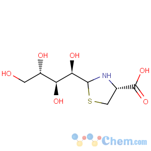 CAS No:59246-17-2 2-(l-arabino-tetrahydroxybutyl)-4(r)-1,3-thiazolidine-4-carboxylic acid