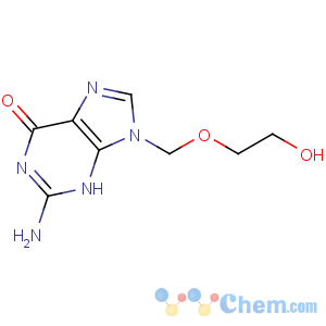 CAS No:59277-89-3 2-amino-9-(2-hydroxyethoxymethyl)-3H-purin-6-one