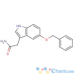 CAS No:5933-28-8 2-(5-phenylmethoxy-1H-indol-3-yl)acetamide