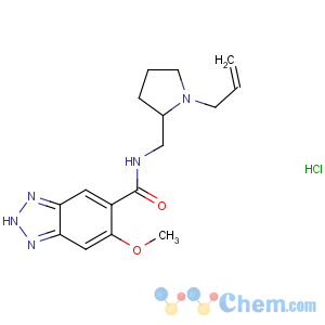 CAS No:59338-87-3 6-methoxy-N-[(1-prop-2-enylpyrrolidin-2-yl)methyl]-2H-benzotriazole-5-<br />carboxamide
