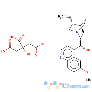 CAS No:5936-12-9 quinine citrate