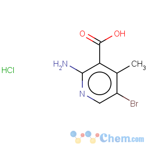 CAS No:59414-89-0 3-Pyridinecarboxylicacid, 2-amino-5-bromo-4-methyl-, hydrobromide (1:1)