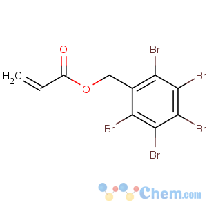 CAS No:59447-55-1 (2,3,4,5,6-pentabromophenyl)methyl prop-2-enoate