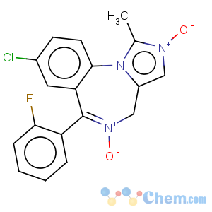 CAS No:59468-87-0 8-Chloro-6-(2-fluorophenyl)-1-methyl-4H-imidazo[1,5-a]<
