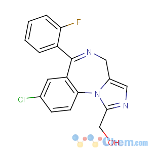 CAS No:59468-90-5 [8-chloro-6-(2-fluorophenyl)-4H-imidazo[1,5-a][1,<br />4]benzodiazepin-1-yl]methanol