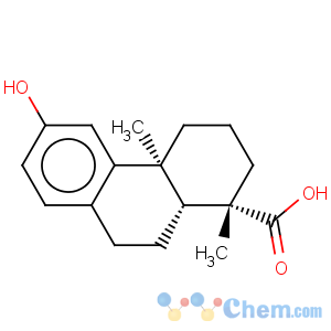 CAS No:5947-49-9 1-Phenanthrenecarboxylicacid, 1,2,3,4,4a,9,10,10a-octahydro-6-hydroxy-1,4a-dimethyl-, (1S,4aS,10aR)-