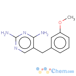 CAS No:59481-28-6 2,4-Pyrimidinediamine,5-[(3-methoxyphenyl)methyl]-