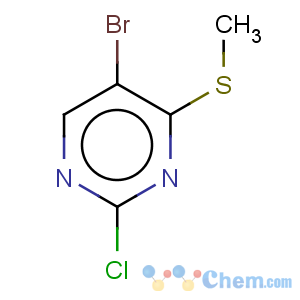 CAS No:59549-51-8 Pyrimidine,5-bromo-2-chloro-4-(methylthio)-