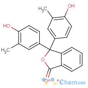 CAS No:596-27-0 3,3-bis(4-hydroxy-3-methylphenyl)-2-benzofuran-1-one