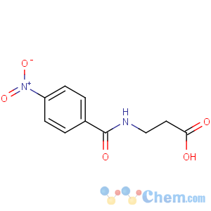 CAS No:59642-21-6 3-[(4-nitrobenzoyl)amino]propanoic acid