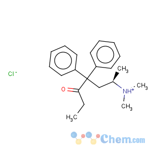 CAS No:5967-73-7 3-Heptanone,6-(dimethylamino)-4,4-diphenyl-, hydrochloride (1:1), (6R)-