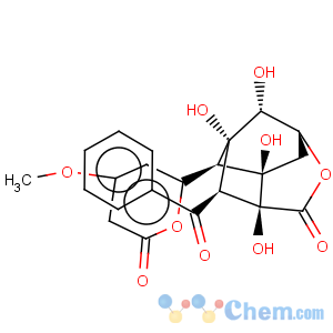 CAS No:59678-46-5 3,6-Methanocyclopenta[c]pyran-1(3H)-one,7-benzoylhexahydro-4a,6,7a,8-tetrahydroxy-5-(4-methoxy-2-oxo-2H-pyran-6-yl)-,(3R,4aR,5S,6S,7S,7aS,8R)-