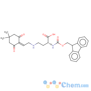 CAS No:596797-14-7 N-alpha-(9-Fluorenylmethyloxycarbonyl)-N-gamma-(4,4-dimethyl-2,6-dioxocyclohex-1-ylidene)ethyl-D-2,4-diaminobutyric acid