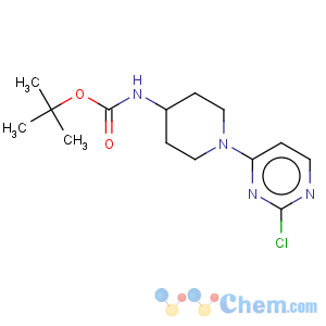 CAS No:596817-49-1 Carbamic acid,[1-(2-chloro-4-pyrimidinyl)-4-piperidinyl]-, 1,1-dimethylethyl ester (9CI)