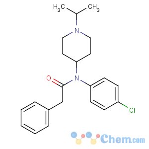 CAS No:59729-31-6 N-(4-chlorophenyl)-2-phenyl-N-(1-propan-2-ylpiperidin-4-yl)acetamide