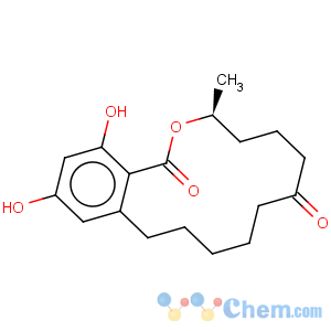 CAS No:5975-78-0 1H-2-Benzoxacyclotetradecin-1,7(8H)-dione,3,4,5,6,9,10,11,12-octahydro-14,16-dihydroxy-3-methyl-, (3S)-