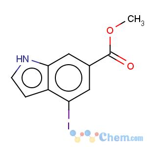 CAS No:597562-19-1 4-Iodo-6-indole carboxylic acid methyl ester