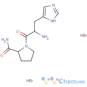 CAS No:59760-04-2 (2S)-1-[(2S)-2-amino-3-(1H-imidazol-5-yl)propanoyl]pyrrolidine-2-<br />carboxamide