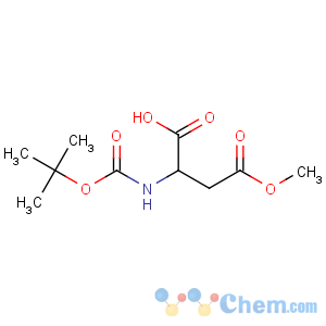 CAS No:59768-74-0 (2S)-4-methoxy-2-[(2-methylpropan-2-yl)oxycarbonylamino]-4-oxobutanoic<br />acid