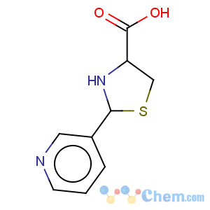 CAS No:59777-95-6 4-Thiazolidinecarboxylicacid, 2-(3-pyridinyl)-