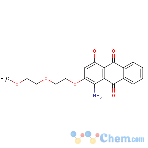 CAS No:59787-78-9 1-amino-4-hydroxy-2-[2-(2-methoxyethoxy)ethoxy]anthracene-9,10-dione