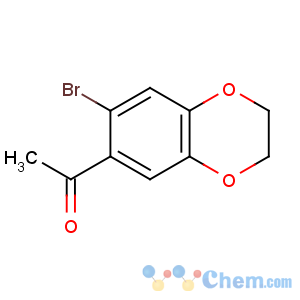 CAS No:59820-90-5 1-(6-bromo-2,3-dihydro-1,4-benzodioxin-7-yl)ethanone