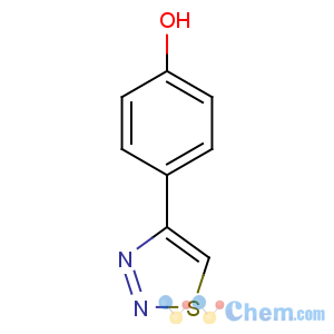 CAS No:59834-05-8 4-(thiadiazol-4-yl)phenol
