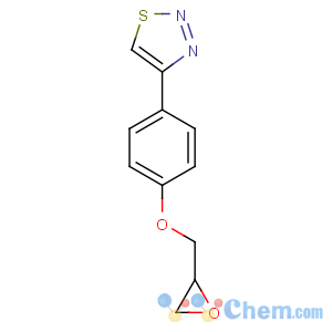 CAS No:59834-07-0 4-[4-(oxiran-2-ylmethoxy)phenyl]thiadiazole
