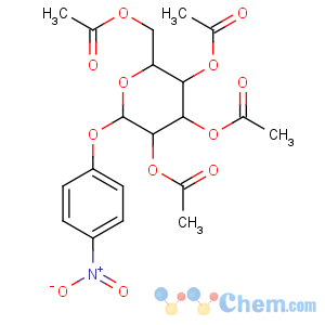 CAS No:5987-78-0 [(2R,3R,4S,5R,6S)-3,4,5-triacetyloxy-6-(4-nitrophenoxy)oxan-2-yl]methyl<br />acetate