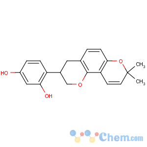 CAS No:59870-68-7 4-[(3R)-8,8-dimethyl-3,4-dihydro-2H-pyrano[2,3-f]chromen-3-yl]benzene-1,<br />3-diol