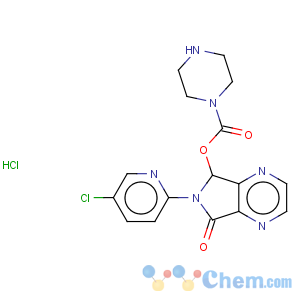 CAS No:59878-63-6 1-Piperazinecarboxylicacid, 6-(5-chloro-2-pyridinyl)-6,7-dihydro-7-oxo-5H-pyrrolo[3,4-b]pyrazin-5-ylester