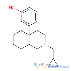 CAS No:59889-36-0 3-[(4aR,8aR)-2-(cyclopropylmethyl)-1,3,4,5,6,7,8,<br />8a-octahydroisoquinolin-4a-yl]phenol