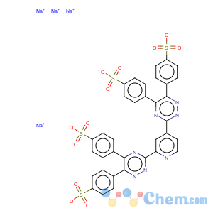 CAS No:59895-79-3 Benzenesulfonic acid,4,4',4'',4'''-[2,4-pyridinediylbis(1,2,4-triazine-3,5,6-triyl)]tetrakis-,sodium salt (1:4)