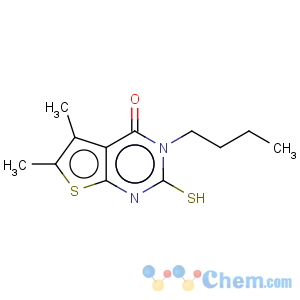 CAS No:59898-61-2 3-Butyl-2-mercapto-5,6-dimethyl-3H-thieno[2,3-d]pyrimidin-4-one