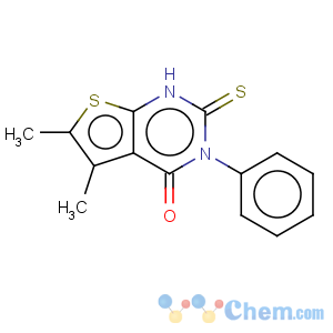 CAS No:59898-64-5 Thieno[2,3-d]pyrimidin-4(1H)-one,2,3-dihydro-5,6-dimethyl-3-phenyl-2-thioxo-