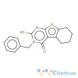 CAS No:59898-68-9 3-Benzyl-2-mercapto-5,6,7,8-tetrahydro-3H-benzo[4,5]thieno[2,3-d]pyrimidin-4-one