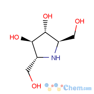 CAS No:59920-31-9 2,5-Pyrrolidinedimethanol,3,4-dihydroxy-, (2R,3R,4R,5R)-