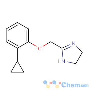 CAS No:59939-16-1 2-[(2-cyclopropylphenoxy)methyl]-4,5-dihydro-1H-imidazole
