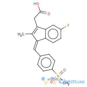 CAS No:59973-80-7 1H-Indene-3-aceticacid, 5-fluoro-2-methyl-1-[[4-(methylsulfonyl)phenyl]methylene]-, (1Z)-