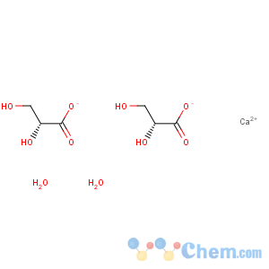 CAS No:6000-41-5 calcium bis[(2R)-2,3-dihydroxypropanoate] dihydrate