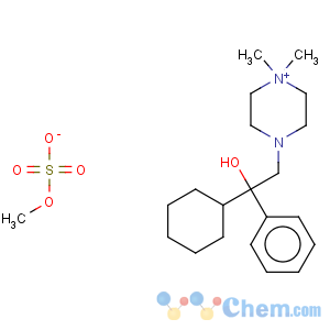 CAS No:6004-98-4 Piperazinium,4-(2-cyclohexyl-2-hydroxy-2-phenylethyl)-1,1-dimethyl-