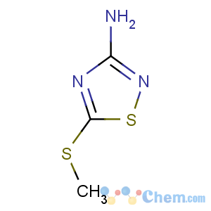 CAS No:60093-10-9 5-methylsulfanyl-1,2,4-thiadiazol-3-amine
