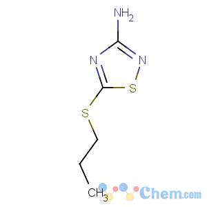 CAS No:60093-13-2 5-propylsulfanyl-1,2,4-thiadiazol-3-amine